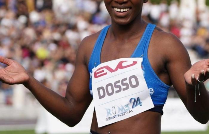 Dosso gewinnt mühelos die 100 Meter. Für den Sprinter ist es der fünfte italienische Titel