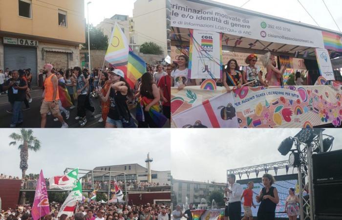 Cagliari, Tausende marschieren zum Sardinia Pride: „Wir sind alle gleich, genug von Diskriminierung und Faschismus“