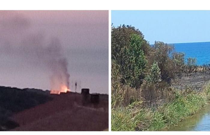 Das rechtzeitige Eingreifen der Feuerwehr verhindert eine Umweltkatastrophe im Sic-Gebiet von Marinella – ilCirotano