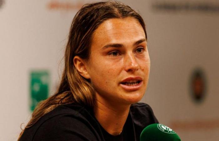 Wimbledon, Aryna Sabalenka kündigt den Verlust an
