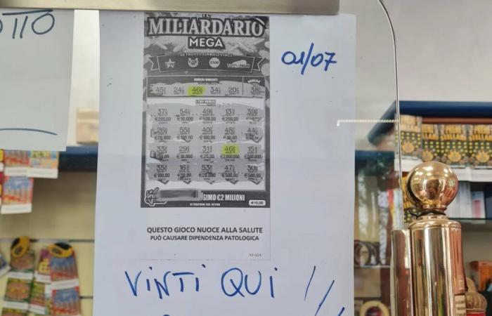 Alessandria: Gewinn von 2 Millionen Euro beim „Scratch and Win“