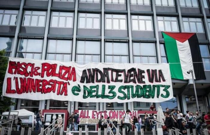 Universität Turin, Palazzo Nuovo nach der Besetzung gereinigt