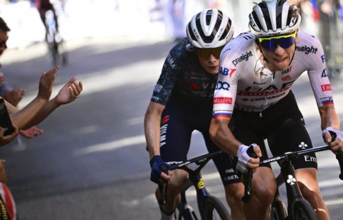 Das Tour-de-France-Duell ist geschrieben, Evenepoel und Roglic leiden im ersten Anstieg