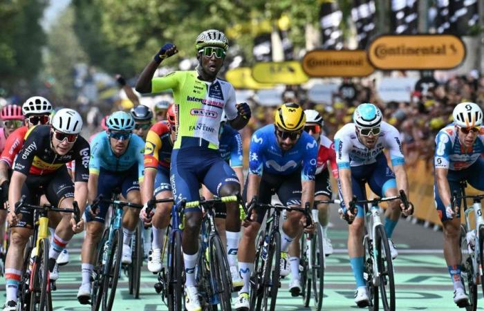 Girmay gewinnt in Turin, es ist das erste Mal für Eritrea bei der Tour de France. Carapaz neues gelbes Trikot
