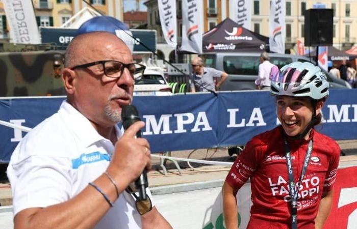 Der Fausto Coppi, die Ziellinie in Cuneo spricht fremd: Es ist das erste Mal seit 1987