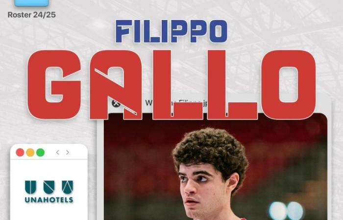 Reggio Emilia, die Verpflichtung des Nachwuchstalents Filippo Gallo ist offiziell