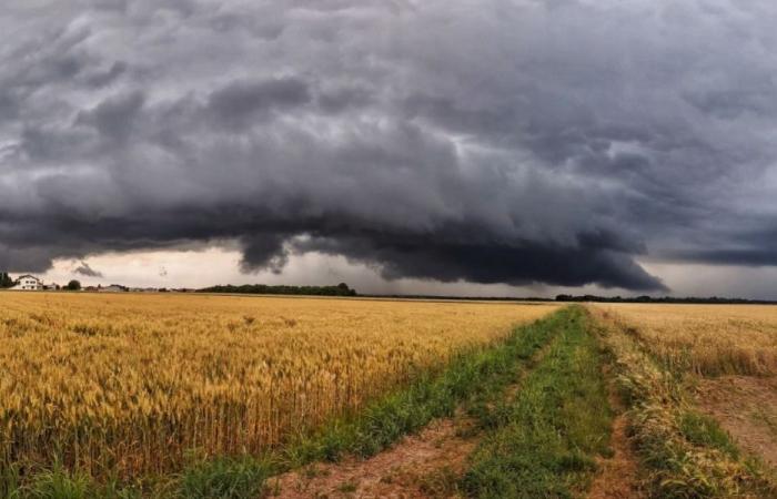 Gelbe Wetterwarnung in der Provinz Pavia wegen der Gefahr von Schauern und Gewittern
