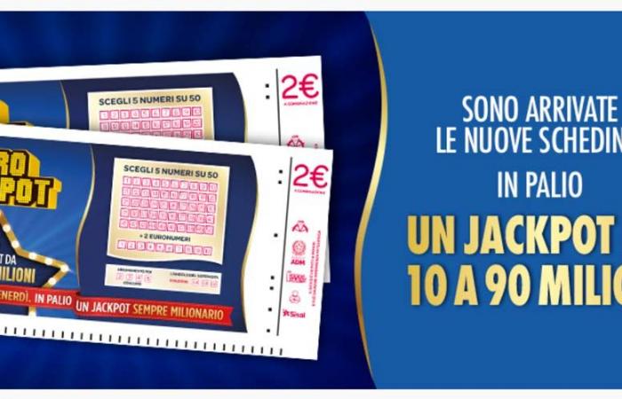 Eurojackpot: Die Ziehung am Freitag, 28. Juni, belohnt Italien mit 138.325,50 Euro und gewinnt Gallarate (VA)