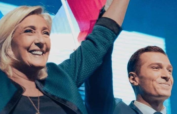 Frankreich, die RN von Le Pen und Bardella gewinnt. Und das Szenario in Europa verändert sich