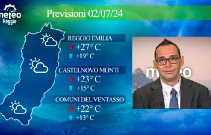 Reggio Emilia, die Wettervorhersage für Dienstag, 2. Juli 2024 Reggioline – Telereggio – Aktuelle Nachrichten Reggio Emilia |