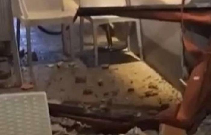 Küste von Neapel, Trümmerregen auf das Restaurant: „Es hätte in einer Tragödie enden können“