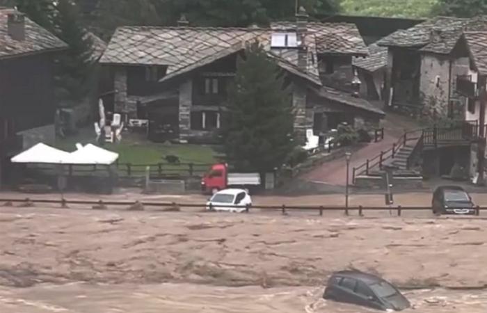 Beeindruckende Sturzfluten in den Alpen, was passiert und wo wird es in den nächsten Stunden regnen?