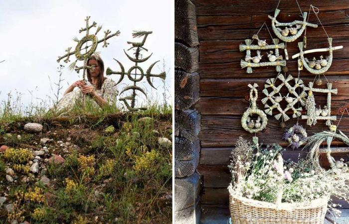 Dieser litauische Künstler schafft magische und uralte Webereien mit Wildkräutern, die bis zu 100 Jahre halten