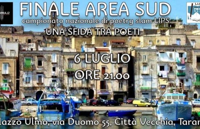 Taranto: Der Palazzo Ulmo erstrahlt mit dem regionalen Finale des Poetry Slam vor Poesie