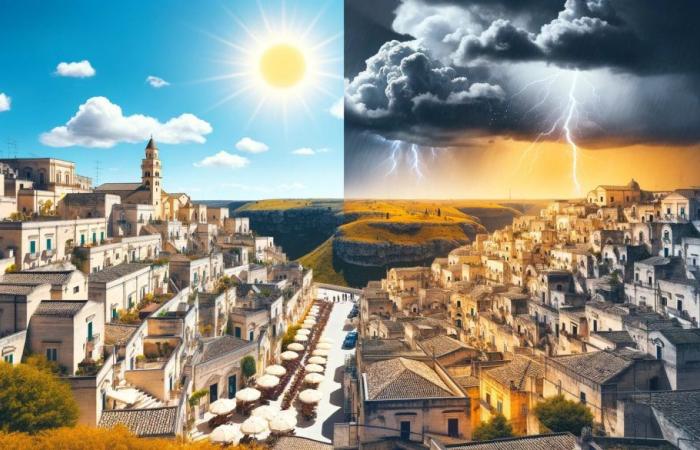Matera-Wetter, die Vorhersage für morgen Mittwoch, 3. Juli