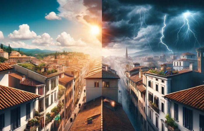 Wetter Giugliano in Kampanien, die Vorhersage für morgen Donnerstag, 4. Juli
