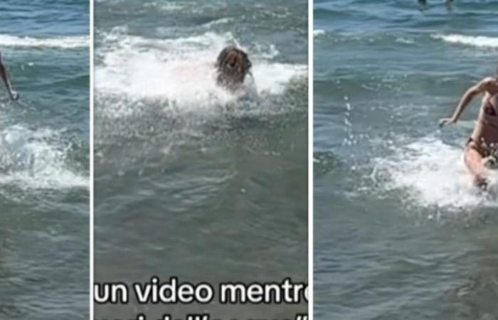 „Machen Sie ein Video von mir, wie ich aus dem Wasser renne“, dann eine Katastrophe