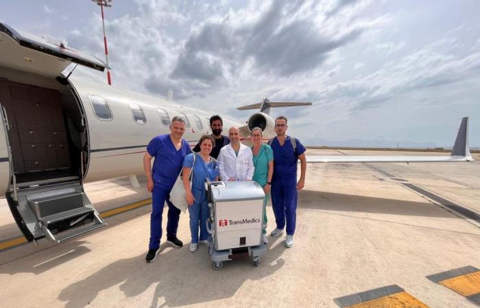 Palermo, das Herz kommt in einer Kiste an: Rekordtransplantation in Ismett