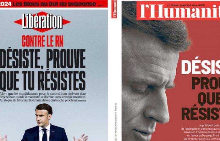 „Libération“ und „L’Humanité“ hatten für die erste Seite die gleiche Idee, ohne miteinander zu sprechen