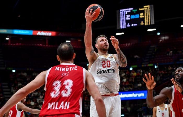 Basketball, Olimpia Milano hat Donatas Motiejunas ins Visier genommen