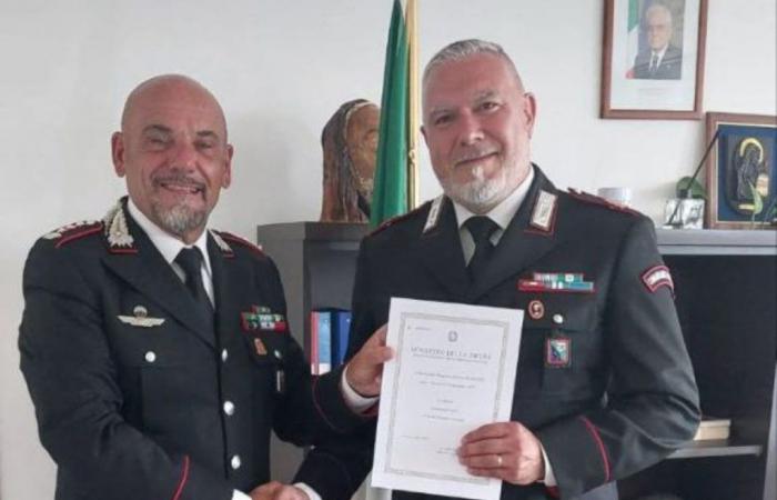Goldene Verdienstmedaille für Marschall Major Roberto Scarpone