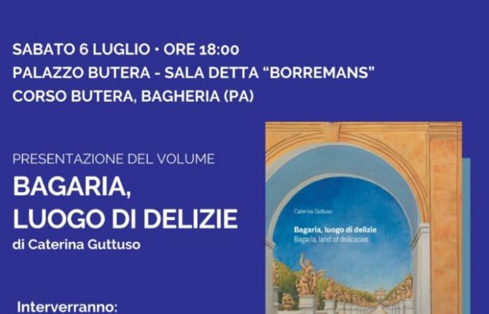 „Bagaria, Ort der Genüsse“, das Buch von Caterina Guttuso, wird am Samstag, den 6. Juli, in der Villa Butera vorgestellt.
