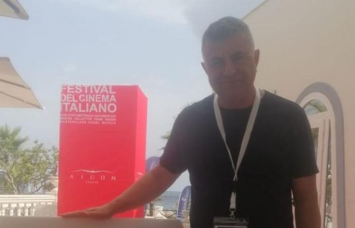 Biagio Maimone präsentiert sein Buch auf dem italienischen Filmfestival