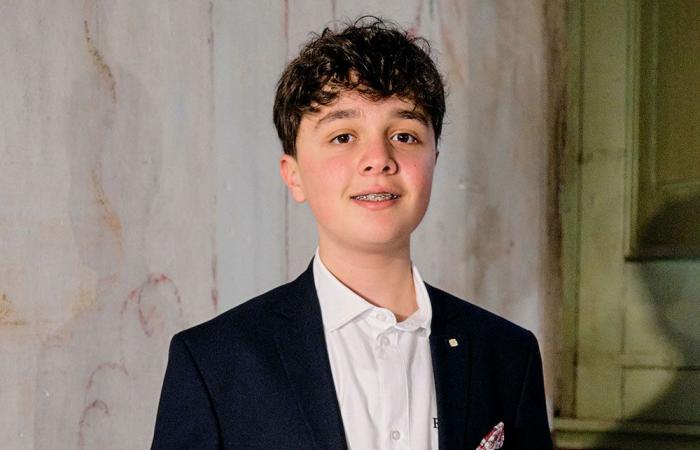 Am Sonntag, 7. Juli, der dreizehnjährige Nicolò Alberini am Klavier in der Sala Giardino in Lecce