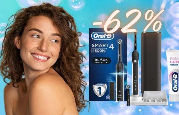 Elektrische Zahnbürste Oral-B Smart 4 zum FABELHAFTEN PREIS bei Amazon (-62 %)