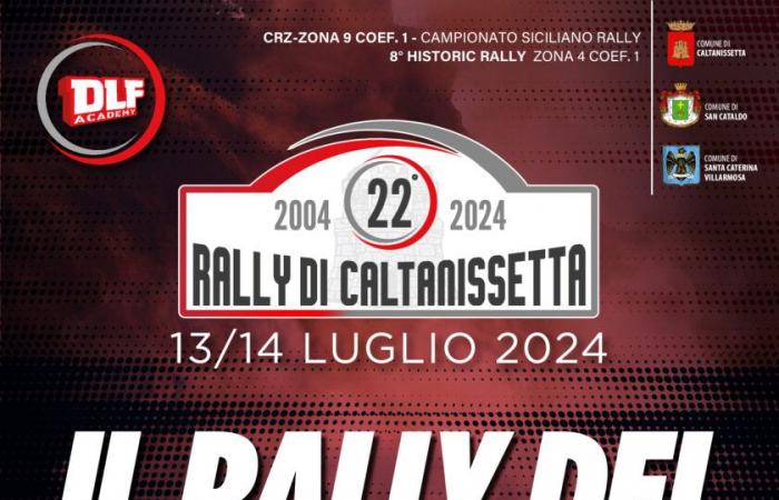 Straßensperrung für die 22. Caltanissetta-Rallye