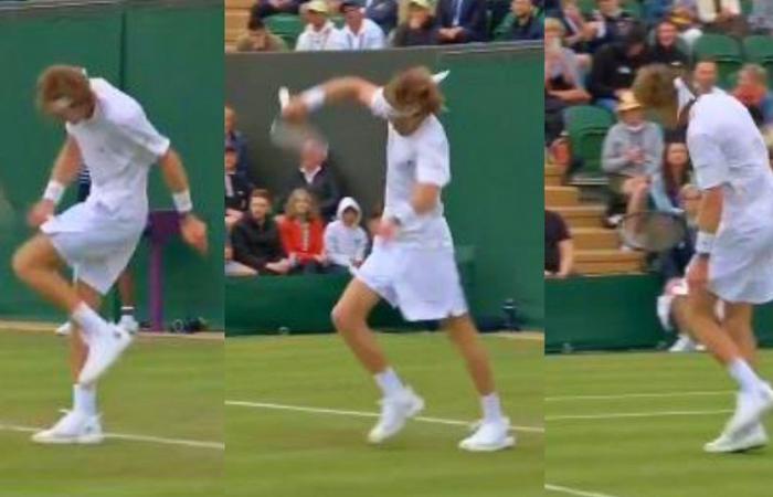 Wimbledon, Rublev hat es wieder getan: Fans sind besorgt. Er gesteht: „Ich versuche mich zu verbessern. Es ist ein Prozess und es braucht Zeit.“