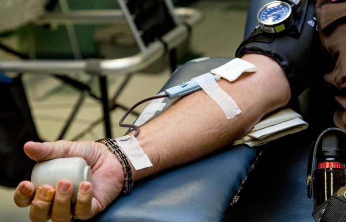 Aufruf zur Spende von Blut, Plasma und Blutplättchen, den Gruppen mit dem größten Mangel