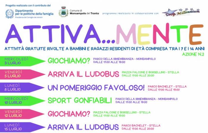 Das Projekt „Attiva…mente“ startet in Monsampolo del Tronto. Alle Details