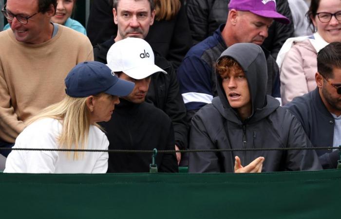 Jannik Sinner und Anna Kalinskaya sind sich noch mehr einig, die Blaue beobachtet sie in Wimbledon
