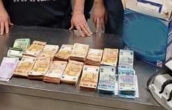 Devisenhandel, eine Million Euro am Flughafen Fiumicino beschlagnahmt