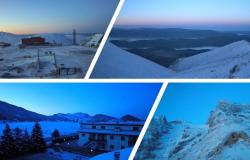 „Winterschock“ in den Abruzzen: Schnee auf den Bergen, -11,4°C bei Piani di Pezza