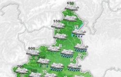 Wetter im Piemont. Der arktische Zustrom hält an, ab Montag schneit es auch in tiefen Lagen. Der Trend bis zum langen Wochenende vom 25. April « 3B Meteo