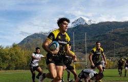 Rugby: Francesco Calosso auf dem Platz als Starter der italienischen U19-Mannschaft, die Wales herausfordert