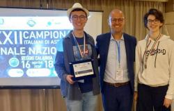 Matteo Tivan (Cuneo Scientific High School) bestätigt sich als nationaler Astronomie-Champion