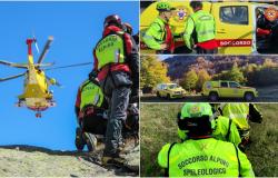 Alpine Rescue, die Engel der Berge: 48 Einsätze in Kalabrien und Rettung von 72 Menschen im Jahr 2023