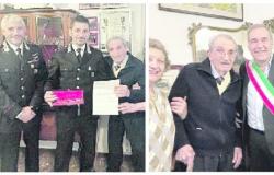 San Benedetto, der dienstälteste Carabiniere Italiens, feiert seinen 107. Geburtstag, indem er täglich zwei Zeitungen liest
