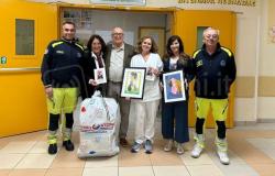 Gespendete Spiele und Bücher für Kinder, die in der pädiatrischen Onkohämatologie in Rimini stationär behandelt werden