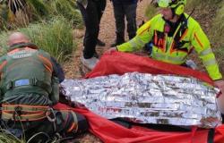 Er stürzt von einer Klippe und verbringt die ganze Nacht im Zingaro-Reservat, ein 48-Jähriger, der von einem Touristen „gerettet“ wurde