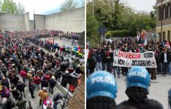 In Triest kam es am 25. April zu Spannungen zwischen der Zeremonie in der Risiera und dem Protest der Demonstranten