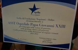Der Stern der Transplantationsstiftung wurde dem ASST Papa Giovanni XXIIl verliehen