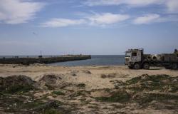 Die Vereinigten Staaten haben mit dem Bau eines provisorischen Docks vor Gaza begonnen