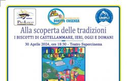 Die „Kekse von Castellammare“ zwischen Vergangenheit und Zukunft, die Pro Loco-Initiative mit dem „Bonito-Cosenza“ am Dienstag im Supercinema