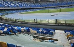 Erdbeben Neapel und Campi Flegrei, Schäden auch an Kurve B des Maradona-Stadions