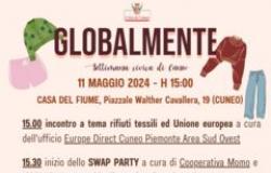 Samstag, 11. Mai 2024, GLOBAL – Bürgerwoche der Gemeinde Cuneo: Textilabfälle, die Europäische Union und Tauschpartys – Gemeinde Cuneo