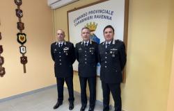 Carabinieri Ravenna. Beförderung für Oberstleutnant Marco Prosperi und Kapitän Simone Ricci
